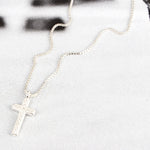 SPD.0012 // 925 Silver Cubic Closs Pendant, 1pc / PO360