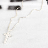SPD.0012 // 925 Silver Cubic Closs Pendant, 1pc / PO360