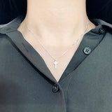SPD.0012 // 925 Silver Cubic Closs Pendant, 1pc / PO360