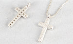 SPD.0012 // 925 Silver Cubic Closs Pendant, 1pc / PO360