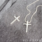 SPD.0014 // 925 Silver Simple Mini Closs Pendant, 1pc / PO362