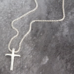 SPD.0014 // 925 Silver Simple Mini Closs Pendant, 1pc / PO362