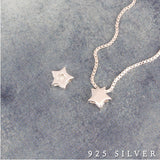 SPD.0015 // 925 Silver Simple Mini Star Pendant, 1pc / PO363