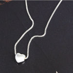 SPD.0016 // 925 Silver Simple Mini Heart Pendant, 1pc / PO364