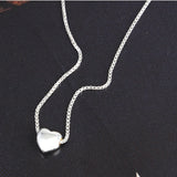 SPD.0016 // 925 Silver Simple Mini Heart Pendant, 1pc / PO364