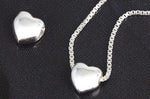 SPD.0016 // 925 Silver Simple Mini Heart Pendant, 1pc / PO364