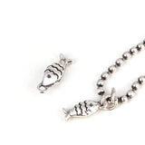 SPD.0115// 925 Silver Antique Fish Pendant, 1pc / PO97